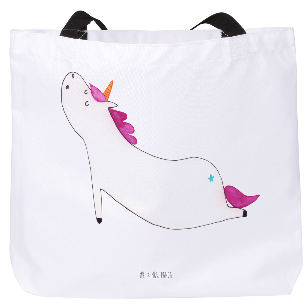 Shopper Einhorn Yoga Beutel, Einkaufstasche, Tasche, Strandtasche, Einkaufsbeutel, Shopper, Schultasche, Freizeittasche, Tragebeutel, Schulbeutel, Alltagstasche, Einhorn, Einhörner, Einhorn Deko, Pegasus, Unicorn, Yoga, Namaste, Achtsamkeit, Entspannung, Joga, Yogamatte, Sport, lustig, witzig, süß