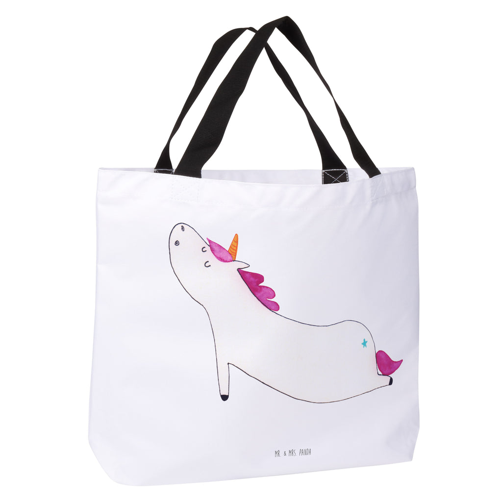 Shopper Einhorn Yoga Beutel, Einkaufstasche, Tasche, Strandtasche, Einkaufsbeutel, Shopper, Schultasche, Freizeittasche, Tragebeutel, Schulbeutel, Alltagstasche, Einhorn, Einhörner, Einhorn Deko, Pegasus, Unicorn, Yoga, Namaste, Achtsamkeit, Entspannung, Joga, Yogamatte, Sport, lustig, witzig, süß