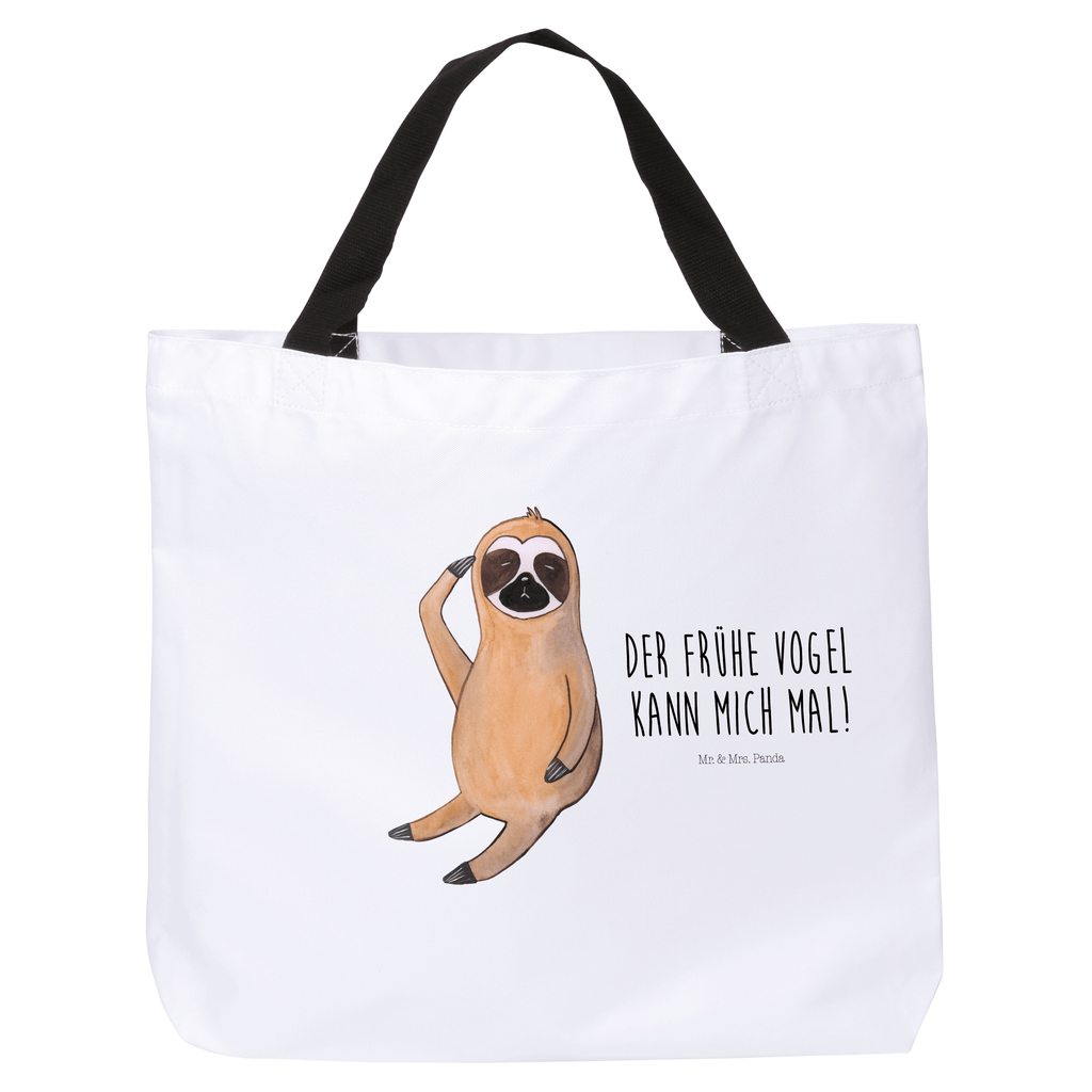 Shopper Faultier Vogel zeigen Beutel, Einkaufstasche, Tasche, Strandtasche, Einkaufsbeutel, Shopper, Schultasche, Freizeittasche, Tragebeutel, Schulbeutel, Alltagstasche, Faultier, Faultier Geschenk, Faultier Deko, Faultiere, faul, Lieblingstier, Spinner, früher Vogel, der frühe Vogel, Frühaufsteher, Morgenmuffel, Vogel, Faultierwelt