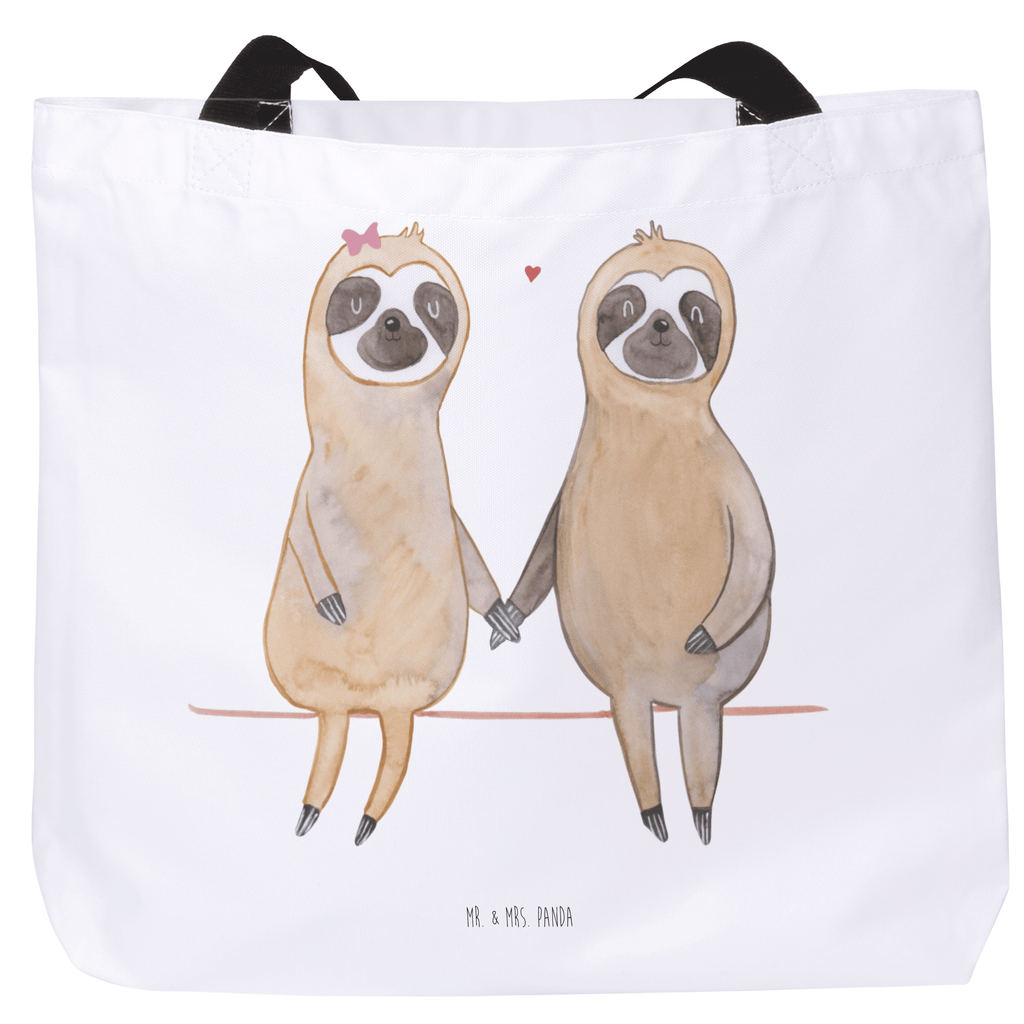 Shopper Faultier Pärchen Beutel, Einkaufstasche, Tasche, Strandtasche, Einkaufsbeutel, Shopper, Schultasche, Freizeittasche, Tragebeutel, Schulbeutel, Alltagstasche, Faultier, Faultier Geschenk, Faultier Deko, Faultiere, faul, Lieblingstier, Liebe, Liebespaar, Faultierliebe, Faultierpärchen, verliebt, verlobt, gemeinsam, relaxen, Pärchen, Beziehung, Langsamkeit