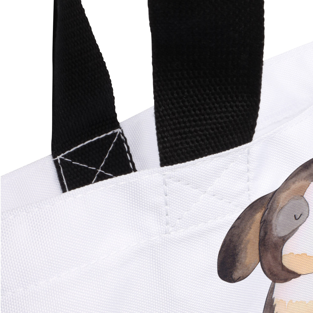Shopper Hund entspannt Beutel, Einkaufstasche, Tasche, Strandtasche, Einkaufsbeutel, Shopper, Schultasche, Freizeittasche, Tragebeutel, Schulbeutel, Alltagstasche, Hund, Hundemotiv, Haustier, Hunderasse, Tierliebhaber, Hundebesitzer, Sprüche, schwarzer Hund, Hundeliebe, Liebe, Hundeglück