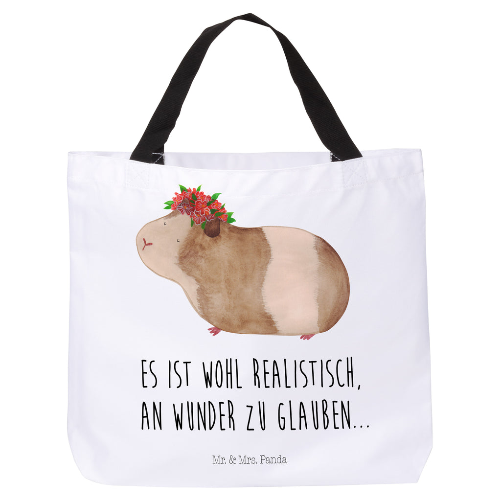 Shopper Meerschweinchen weise Beutel, Einkaufstasche, Tasche, Strandtasche, Einkaufsbeutel, Shopper, Schultasche, Freizeittasche, Tragebeutel, Schulbeutel, Alltagstasche, Tiermotive, Gute Laune, lustige Sprüche, Tiere, Meerschweinchen, Meerie, Meeries, Wunder, Blumenkind, Realität, Spruch, Weisheit, Motivation, Wunderland