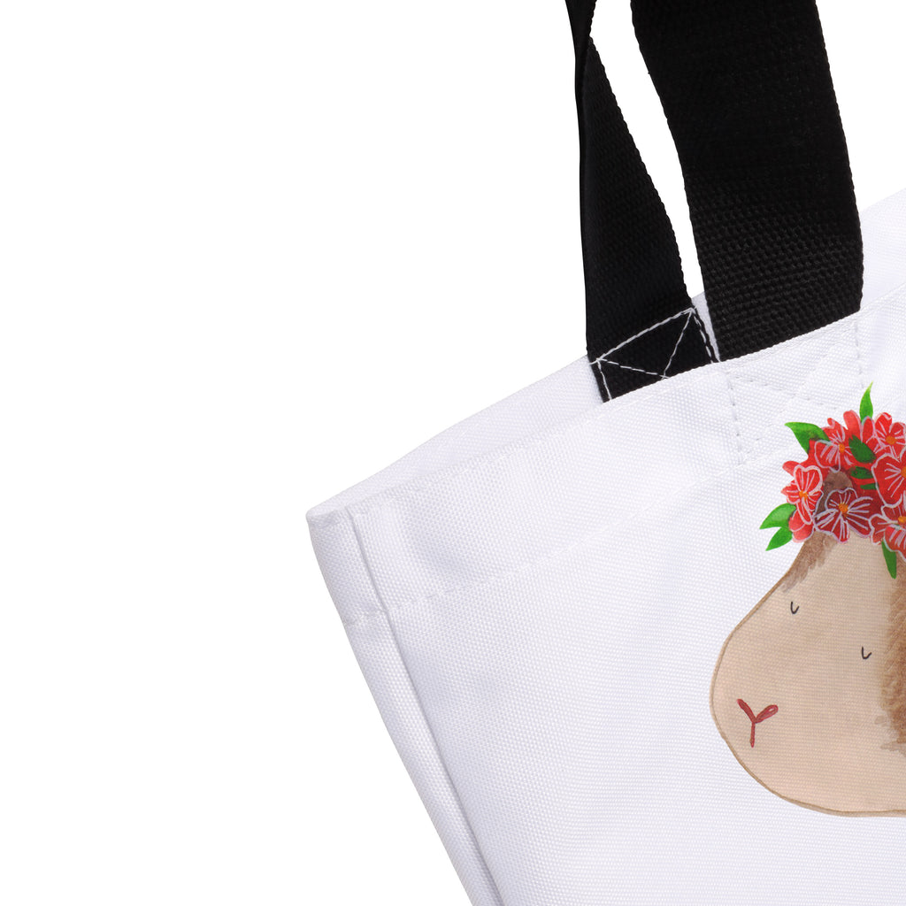 Shopper Meerschweinchen weise Beutel, Einkaufstasche, Tasche, Strandtasche, Einkaufsbeutel, Shopper, Schultasche, Freizeittasche, Tragebeutel, Schulbeutel, Alltagstasche, Tiermotive, Gute Laune, lustige Sprüche, Tiere, Meerschweinchen, Meerie, Meeries, Wunder, Blumenkind, Realität, Spruch, Weisheit, Motivation, Wunderland