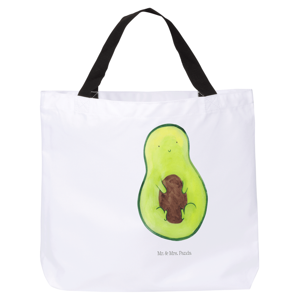 Shopper Avocado mit Kern Beutel, Einkaufstasche, Tasche, Strandtasche, Einkaufsbeutel, Shopper, Schultasche, Freizeittasche, Tragebeutel, Schulbeutel, Alltagstasche, Avocado, Veggie, Vegan, Gesund, Avokado, Avocadokern, Kern, Pflanze, Spruch Leben