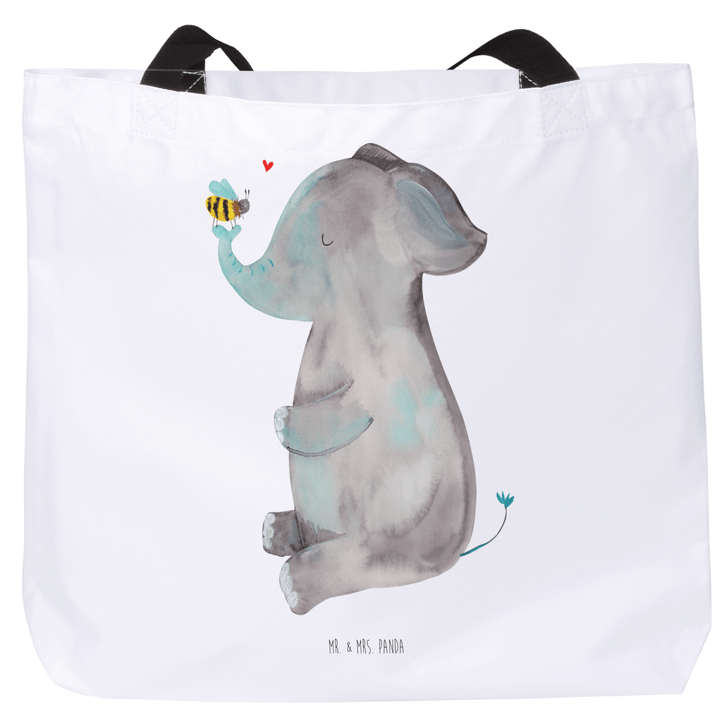 Shopper Elefant & Biene Beutel, Einkaufstasche, Tasche, Strandtasche, Einkaufsbeutel, Shopper, Schultasche, Freizeittasche, Tragebeutel, Schulbeutel, Alltagstasche, Tiermotive, Gute Laune, lustige Sprüche, Tiere, Elefant, Biene, Liebe, Liebesbeweis, Jahrestag, Liebesgeschenk, Heiratsantrag, Hochzeitsgeschenk, Liebesspruch