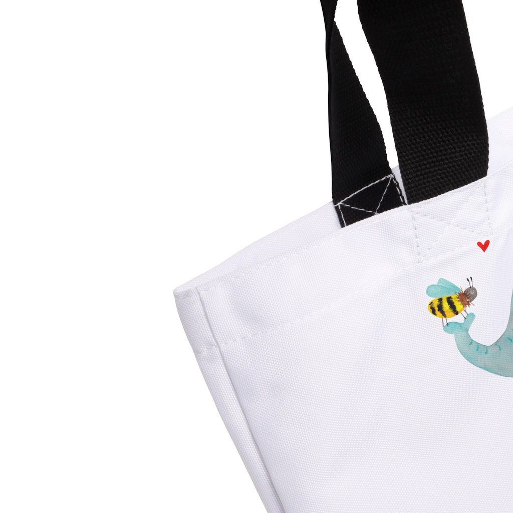 Shopper Elefant & Biene Beutel, Einkaufstasche, Tasche, Strandtasche, Einkaufsbeutel, Shopper, Schultasche, Freizeittasche, Tragebeutel, Schulbeutel, Alltagstasche, Tiermotive, Gute Laune, lustige Sprüche, Tiere, Elefant, Biene, Liebe, Liebesbeweis, Jahrestag, Liebesgeschenk, Heiratsantrag, Hochzeitsgeschenk, Liebesspruch
