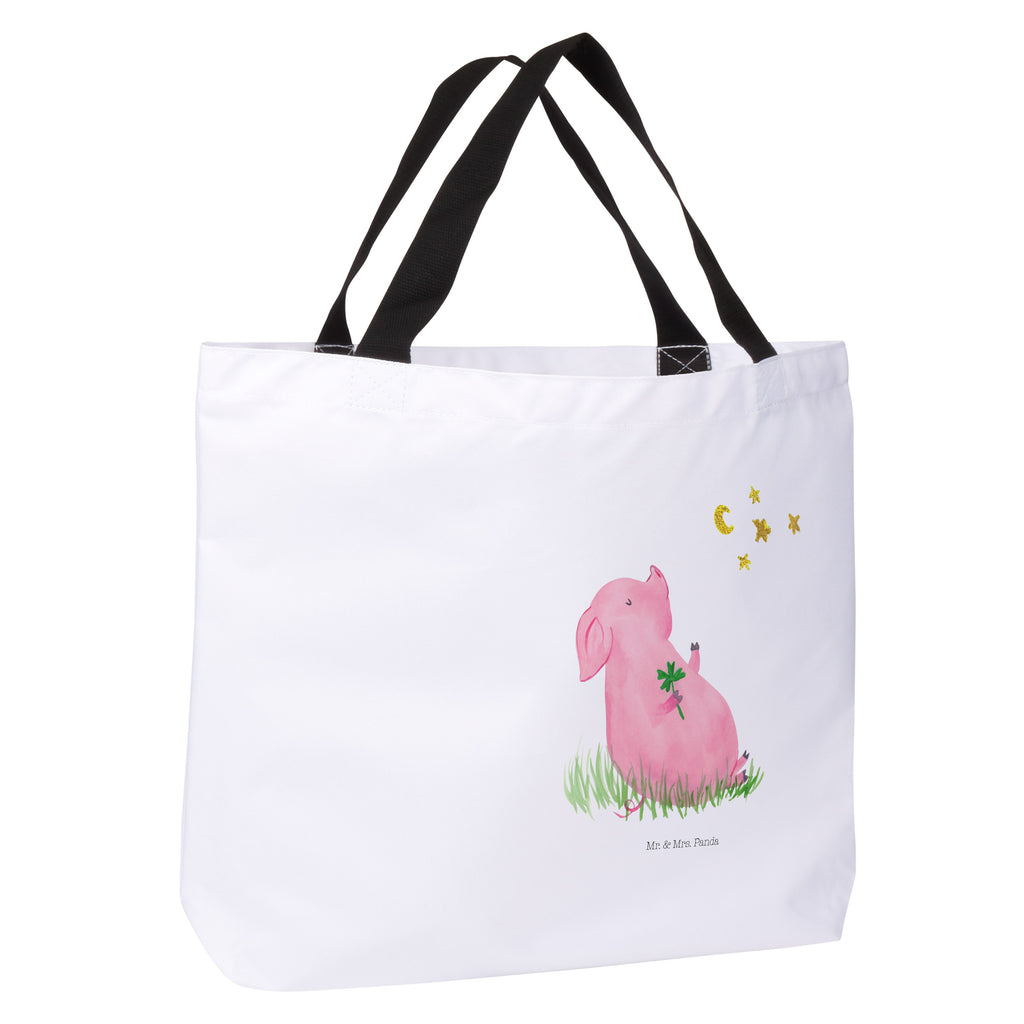 Shopper Glücksschwein Beutel, Einkaufstasche, Tasche, Strandtasche, Einkaufsbeutel, Shopper, Schultasche, Freizeittasche, Tragebeutel, Schulbeutel, Alltagstasche, Tiermotive, Gute Laune, lustige Sprüche, Tiere, Glücksschwein. Glück, Schwein, Schweinchen, Sterne, Sernchen, Ziele, Träume, Motivation, Glücksbringer