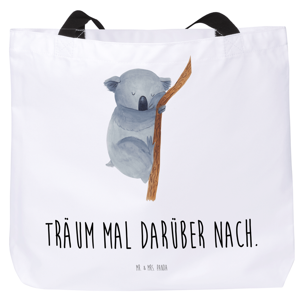 Shopper Koalabär Beutel, Einkaufstasche, Tasche, Strandtasche, Einkaufsbeutel, Shopper, Schultasche, Freizeittasche, Tragebeutel, Schulbeutel, Alltagstasche, Tiermotive, Gute Laune, lustige Sprüche, Tiere, Koala, träumen, Traum, schlafen, Schlafzimmer, Traumland, Bär, Koalabär