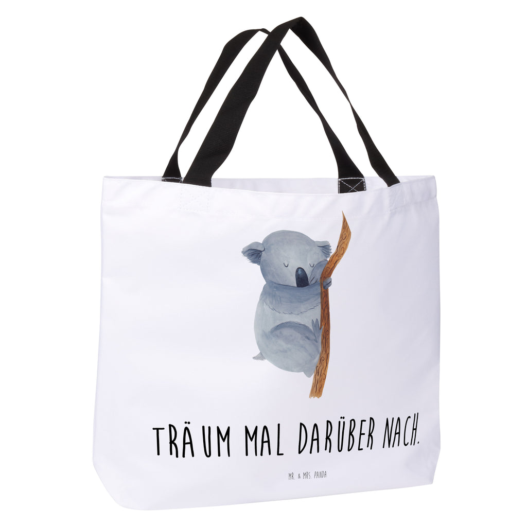 Shopper Koalabär Beutel, Einkaufstasche, Tasche, Strandtasche, Einkaufsbeutel, Shopper, Schultasche, Freizeittasche, Tragebeutel, Schulbeutel, Alltagstasche, Tiermotive, Gute Laune, lustige Sprüche, Tiere, Koala, träumen, Traum, schlafen, Schlafzimmer, Traumland, Bär, Koalabär