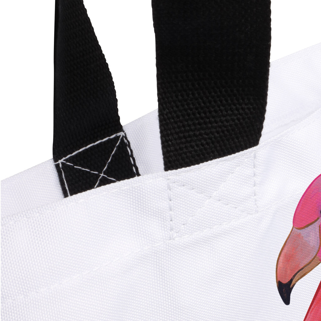 Shopper Flamingo classic Beutel, Einkaufstasche, Tasche, Strandtasche, Einkaufsbeutel, Shopper, Schultasche, Freizeittasche, Tragebeutel, Schulbeutel, Alltagstasche, Flamingo, Einzigartig, Selbstliebe, Stolz, ich, für mich, Spruch, Freundin, Freundinnen, Außenseiter, Sohn, Tochter, Geschwister