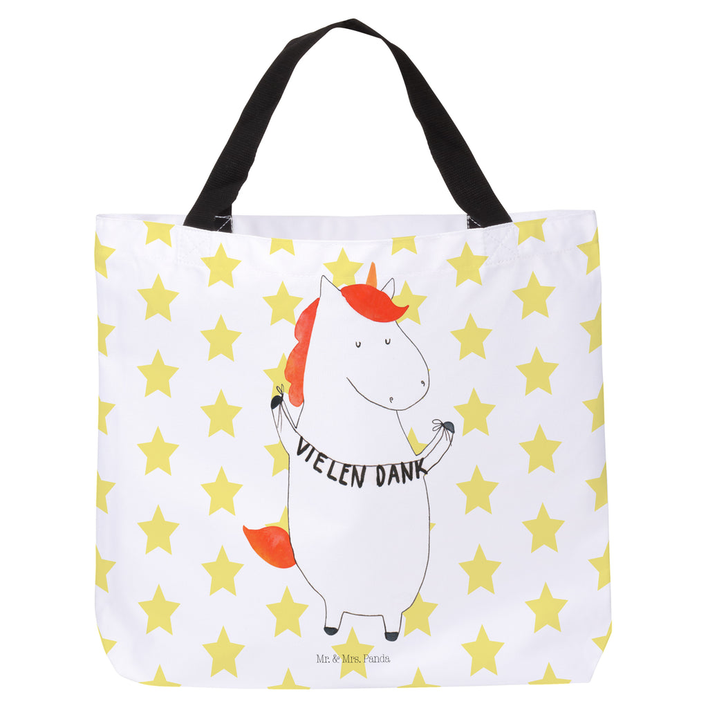 Shopper Einhorn Vielen Dank Beutel, Einkaufstasche, Tasche, Strandtasche, Einkaufsbeutel, Shopper, Schultasche, Freizeittasche, Tragebeutel, Schulbeutel, Alltagstasche, Einhorn, Einhörner, Einhorn Deko, Pegasus, Unicorn, Danke, vielen Dank, Dankeschön, Danksagung