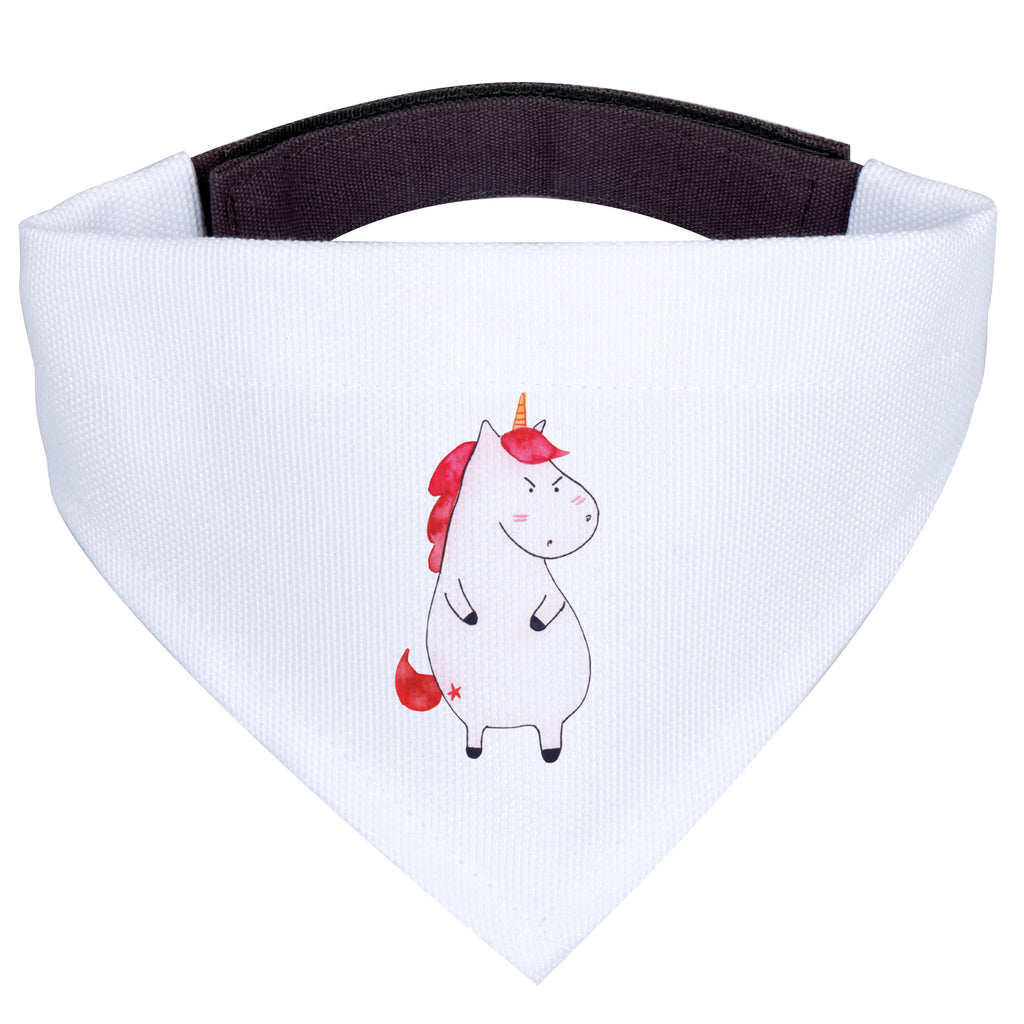 Hundehalstuch M Einhorn wütend Hundehalstuch, Halstuch, Hunde, Tuch, mittel, mittelgroße Hunde, Einhorn, Einhörner, Einhorn Deko, Pegasus, Unicorn, Realität, Ansage, lustlos, nein, Büro, Arbeit, wütend, dumme Fragen, lustig, Spaß, Geschenk