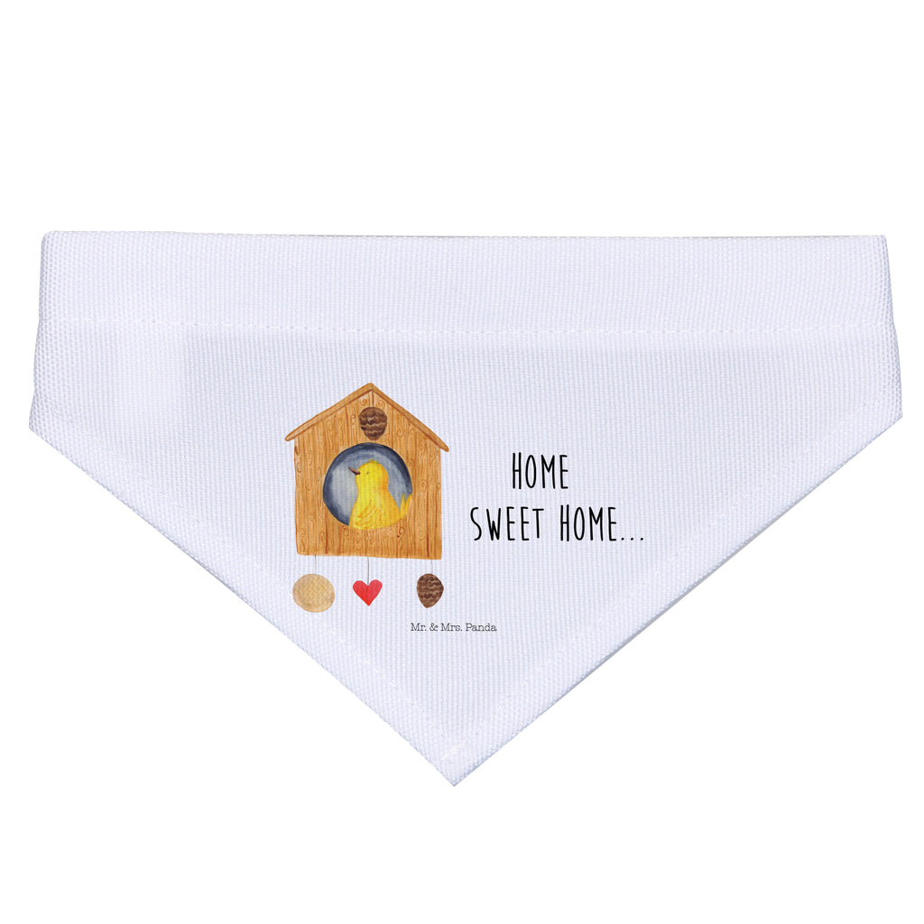 Hundehalstuch S Vogelhaus sweet Home Hundehalstuch, Halstuch, Hunde, Tuch, klein, kleine Hunde, Tiermotive, Gute Laune, lustige Sprüche, Tiere, Vogelhaus, Vogel, Home sweet Home, Einzug, Umzug, Geschenk, Einzugsgeschenk, Hausbau, Haus