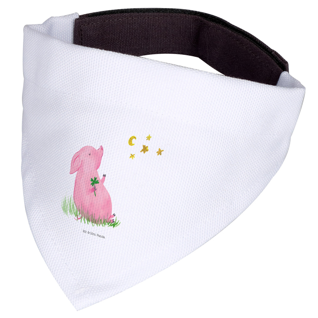 Hundehalstuch S Glücksschwein Hundehalstuch, Halstuch, Hunde, Tuch, klein, kleine Hunde, Tiermotive, Gute Laune, lustige Sprüche, Tiere, Glücksschwein. Glück, Schwein, Schweinchen, Sterne, Sernchen, Ziele, Träume, Motivation, Glücksbringer