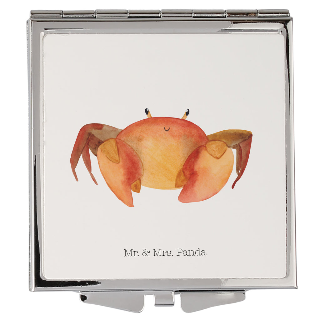 Handtaschenspiegel quadratisch Sternzeichen Krebs Spiegel, Handtasche, Quadrat, silber, schminken, Schminkspiegel, Tierkreiszeichen, Sternzeichen, Horoskop, Astrologie, Aszendent, Krebse, Krebs Geschenk, Krebs Sternzeichen, Geschenk Juni, Geschenk Juli, Geburtstag Juni, Geburtstag Juli, Krabbe, Meerestier, Geschenk Meer