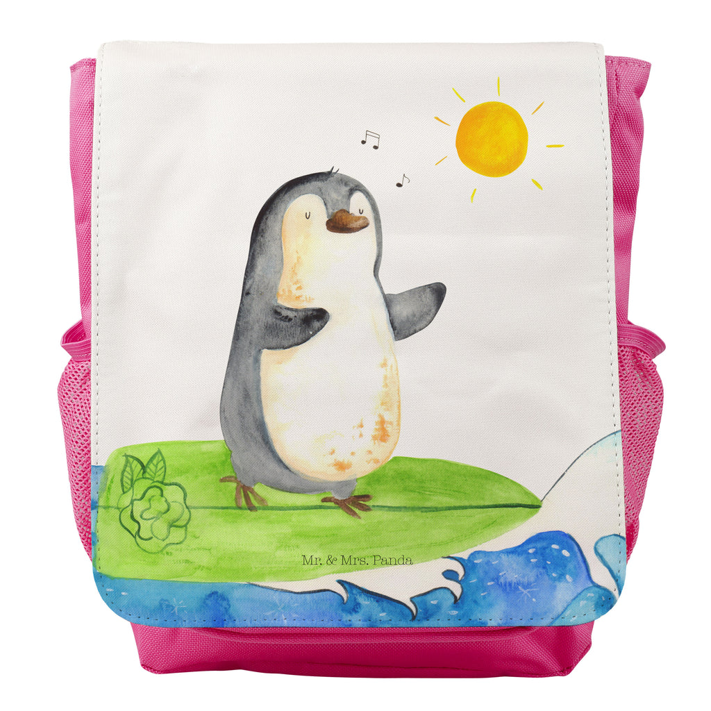Kinderrucksack Pinguin Surfer Kids, Rucksack, Kinderrucksack, Kinder Rucksack, Rucksack Kindergröße, Kleiner Rucksack, Pinguin, Pinguine, surfen, Surfer, Hawaii, Urlaub, Wellen, Wellen reiten, Portugal