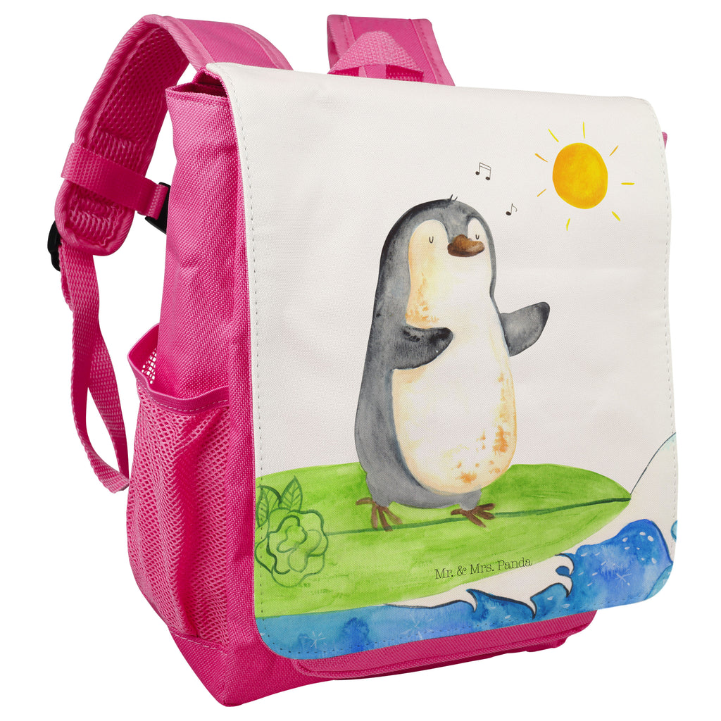 Kinderrucksack Pinguin Surfer Kids, Rucksack, Kinderrucksack, Kinder Rucksack, Rucksack Kindergröße, Kleiner Rucksack, Pinguin, Pinguine, surfen, Surfer, Hawaii, Urlaub, Wellen, Wellen reiten, Portugal