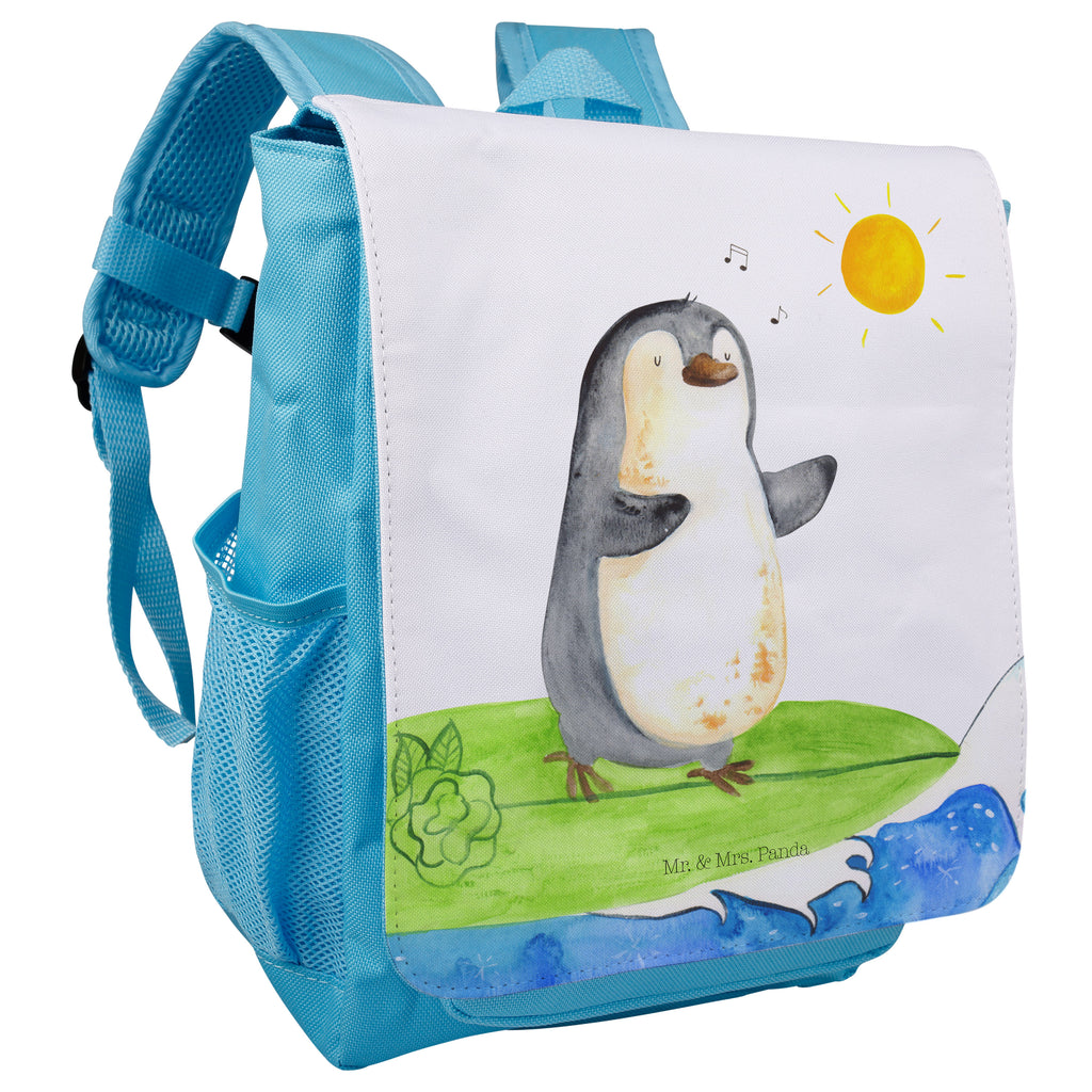Kinderrucksack Pinguin Surfer Kids, Rucksack, Kinderrucksack, Kinder Rucksack, Rucksack Kindergröße, Kleiner Rucksack, Pinguin, Pinguine, surfen, Surfer, Hawaii, Urlaub, Wellen, Wellen reiten, Portugal