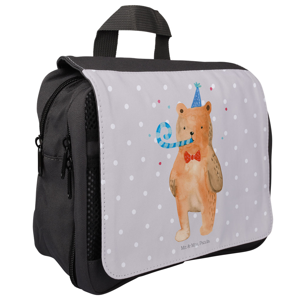 Kulturbeutel Birthday Bär Kulturbeutel, Zum Aufhängen, Waschtasche, Kosmetiktasche, Damen, Herren, Aufbewahrungstasche, Schminktasche, Kosmetikbeutel, Organizer, Kulturtasche, Schminkutensil, Bär, Teddy, Teddybär, Happy Birthday, Alles Gute, Glückwunsch, Geburtstag