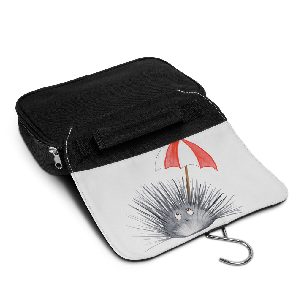 Kulturbeutel Seeigel Kulturbeutel, Zum Aufhängen, Waschtasche, Kosmetiktasche, Damen, Herren, Aufbewahrungstasche, Schminktasche, Kosmetikbeutel, Organizer, Kulturtasche, Schminkutensil, Meerestiere, Meer, Urlaub, Seeigel, Achtsamkeit, Selbstakzeptanz, Selbstliebe, Hier und Jetzt, Leben, Lebe