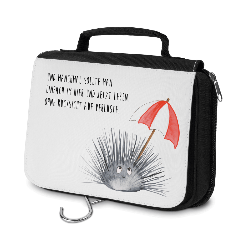 Kulturbeutel Seeigel Kulturbeutel, Zum Aufhängen, Waschtasche, Kosmetiktasche, Damen, Herren, Aufbewahrungstasche, Schminktasche, Kosmetikbeutel, Organizer, Kulturtasche, Schminkutensil, Meerestiere, Meer, Urlaub, Seeigel, Achtsamkeit, Selbstakzeptanz, Selbstliebe, Hier und Jetzt, Leben, Lebe