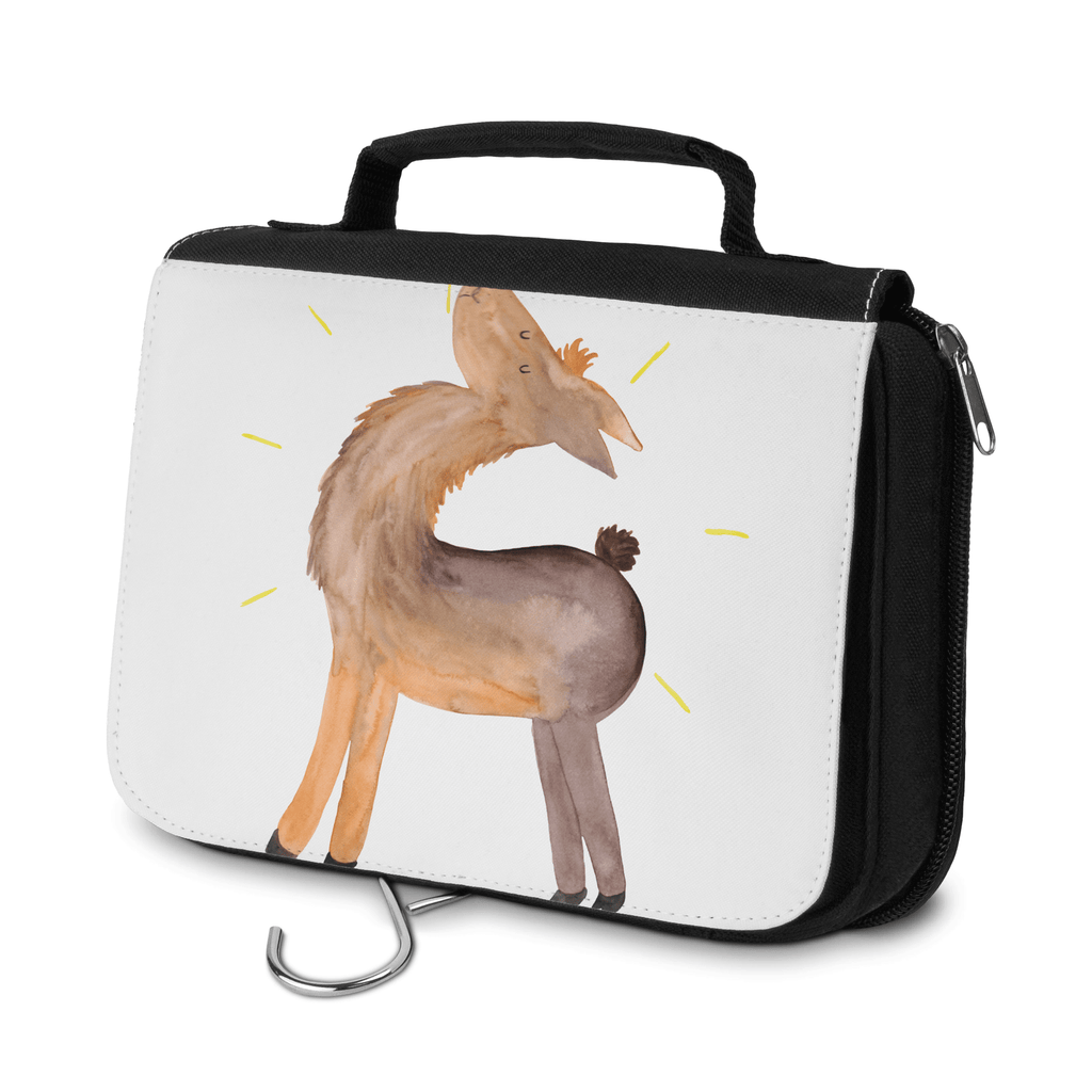 Kulturbeutel Lama stolz Kulturbeutel, Zum Aufhängen, Waschtasche, Kosmetiktasche, Damen, Herren, Aufbewahrungstasche, Schminktasche, Kosmetikbeutel, Organizer, Kulturtasche, Schminkutensil, Lama, Alpaka, Lamas, Außenseiter, Anders, Neustart, stolz, Hippie, Freundin, Freundinnen, beste Freundin, Kumpel, Familie, Family