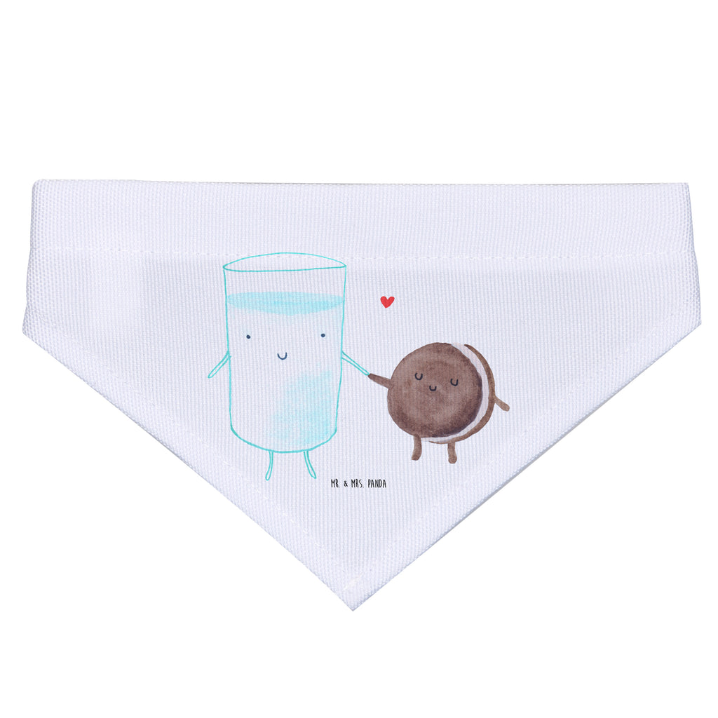 Hundehalstuch M Milch & Keks Hundehalstuch, Halstuch, Hunde, Tuch, mittel, mittelgroße Hunde, Tiermotive, Gute Laune, lustige Sprüche, Tiere, Milk, Cookie, Milch, Keks, Kekse, Kaffee, Einladung Frühstück, Motiv süß, romantisch, perfektes Paar