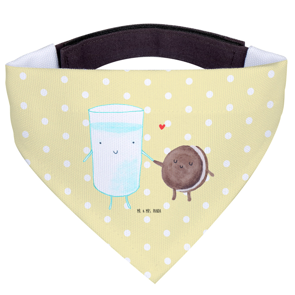 Hundehalstuch M Milch & Keks Hundehalstuch, Halstuch, Hunde, Tuch, mittel, mittelgroße Hunde, Tiermotive, Gute Laune, lustige Sprüche, Tiere, Milk, Cookie, Milch, Keks, Kekse, Kaffee, Einladung Frühstück, Motiv süß, romantisch, perfektes Paar