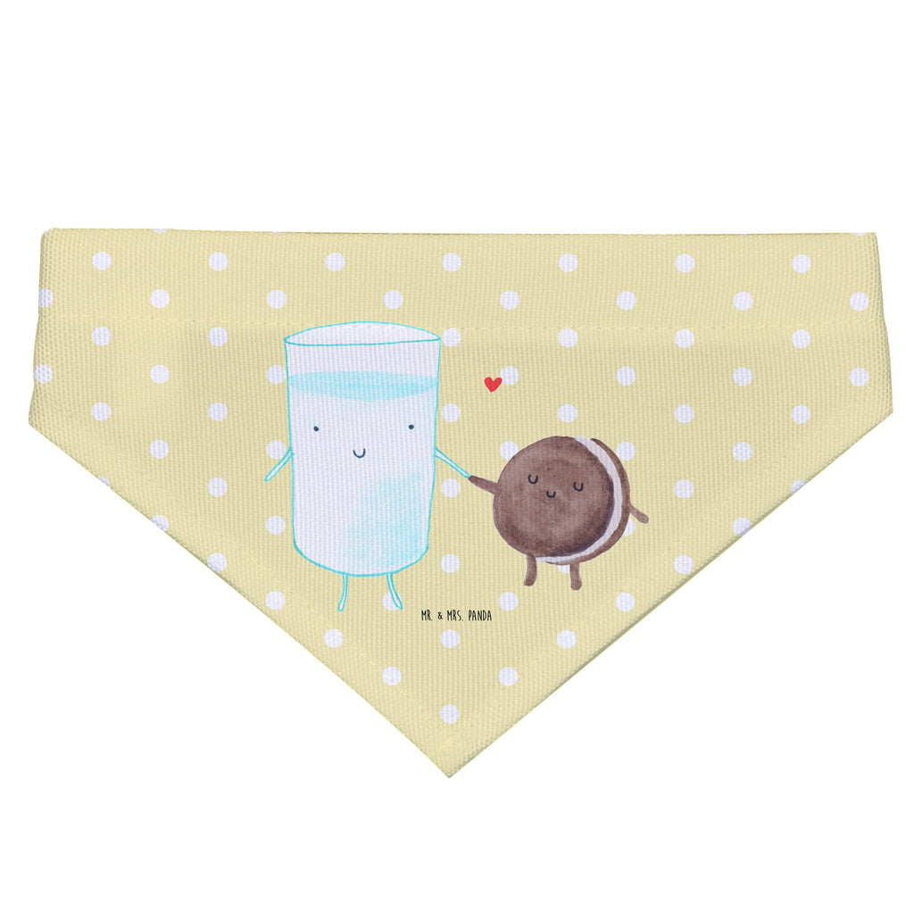 Hundehalstuch M Milch & Keks Hundehalstuch, Halstuch, Hunde, Tuch, mittel, mittelgroße Hunde, Tiermotive, Gute Laune, lustige Sprüche, Tiere, Milk, Cookie, Milch, Keks, Kekse, Kaffee, Einladung Frühstück, Motiv süß, romantisch, perfektes Paar