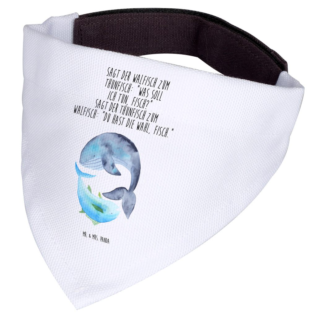 Hundehalstuch M Walfisch & Thunfisch Hundehalstuch, Halstuch, Hunde, Tuch, mittel, mittelgroße Hunde, Tiermotive, Gute Laune, lustige Sprüche, Tiere, Wal, Wahl, Tunfisch, Wortwitz lustig, Spruch lustig, Flachwitz, Witz, Spruch des Tages, Flachwitz Geschenk
