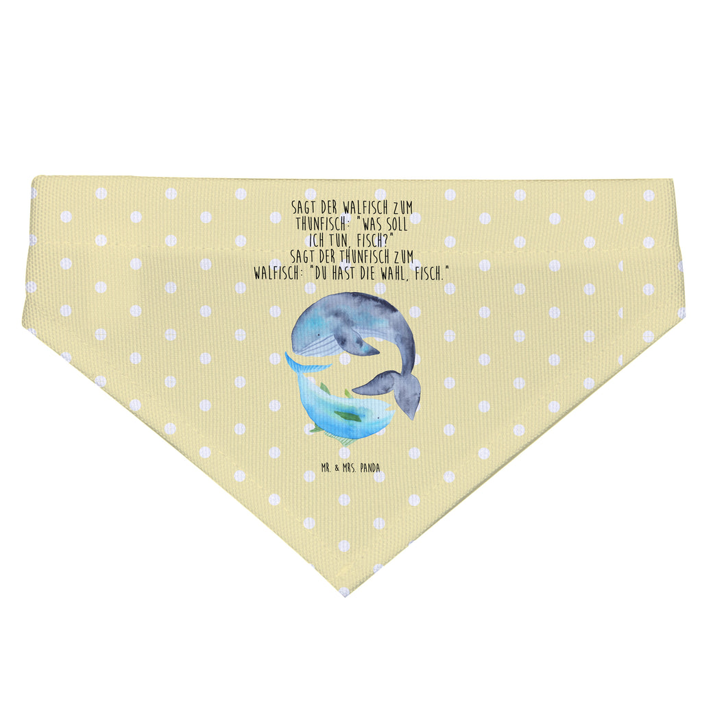 Hundehalstuch M Walfisch & Thunfisch Hundehalstuch, Halstuch, Hunde, Tuch, mittel, mittelgroße Hunde, Tiermotive, Gute Laune, lustige Sprüche, Tiere, Wal, Wahl, Tunfisch, Wortwitz lustig, Spruch lustig, Flachwitz, Witz, Spruch des Tages, Flachwitz Geschenk