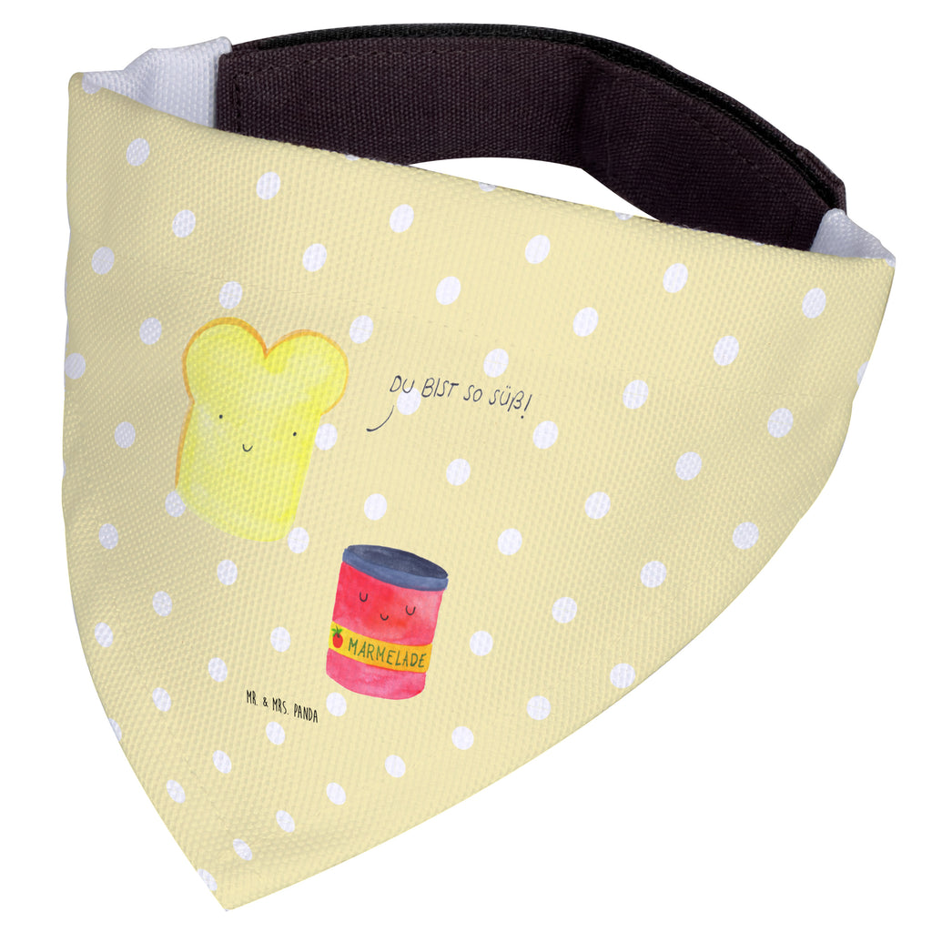 Hundehalstuch L Toast & Marmelade Hundehalstuch, Halstuch, Hunde, Tuch, mittel, mittelgroße Hunde, Tiermotive, Gute Laune, lustige Sprüche, Tiere, Toast, Marmelade, Dreamteam, süße Postkarte, süß, Küche Deko, Küche Spruch, Frühstück Einladung, Brot, Toastbrot