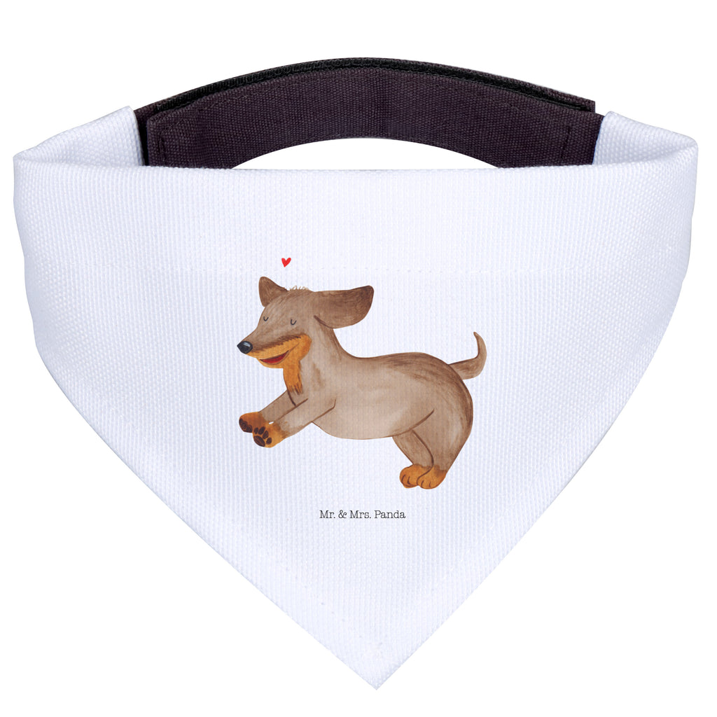 Hundehalstuch M Hund Dackel fröhlich Hundehalstuch, Halstuch, Hunde, Tuch, mittel, mittelgroße Hunde, Hund, Hundemotiv, Haustier, Hunderasse, Tierliebhaber, Hundebesitzer, Sprüche, Dackel, Dachshund, happy dog