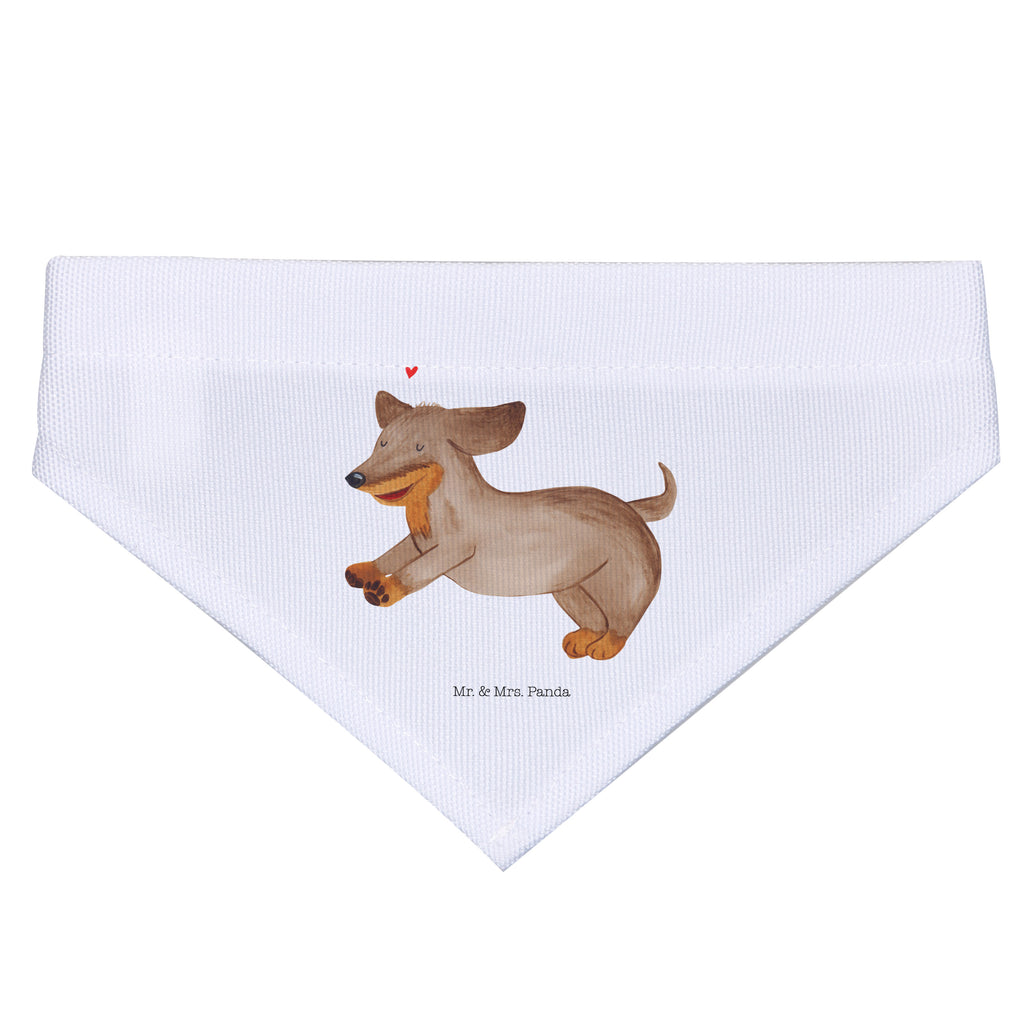 Hundehalstuch M Hund Dackel fröhlich Hundehalstuch, Halstuch, Hunde, Tuch, mittel, mittelgroße Hunde, Hund, Hundemotiv, Haustier, Hunderasse, Tierliebhaber, Hundebesitzer, Sprüche, Dackel, Dachshund, happy dog