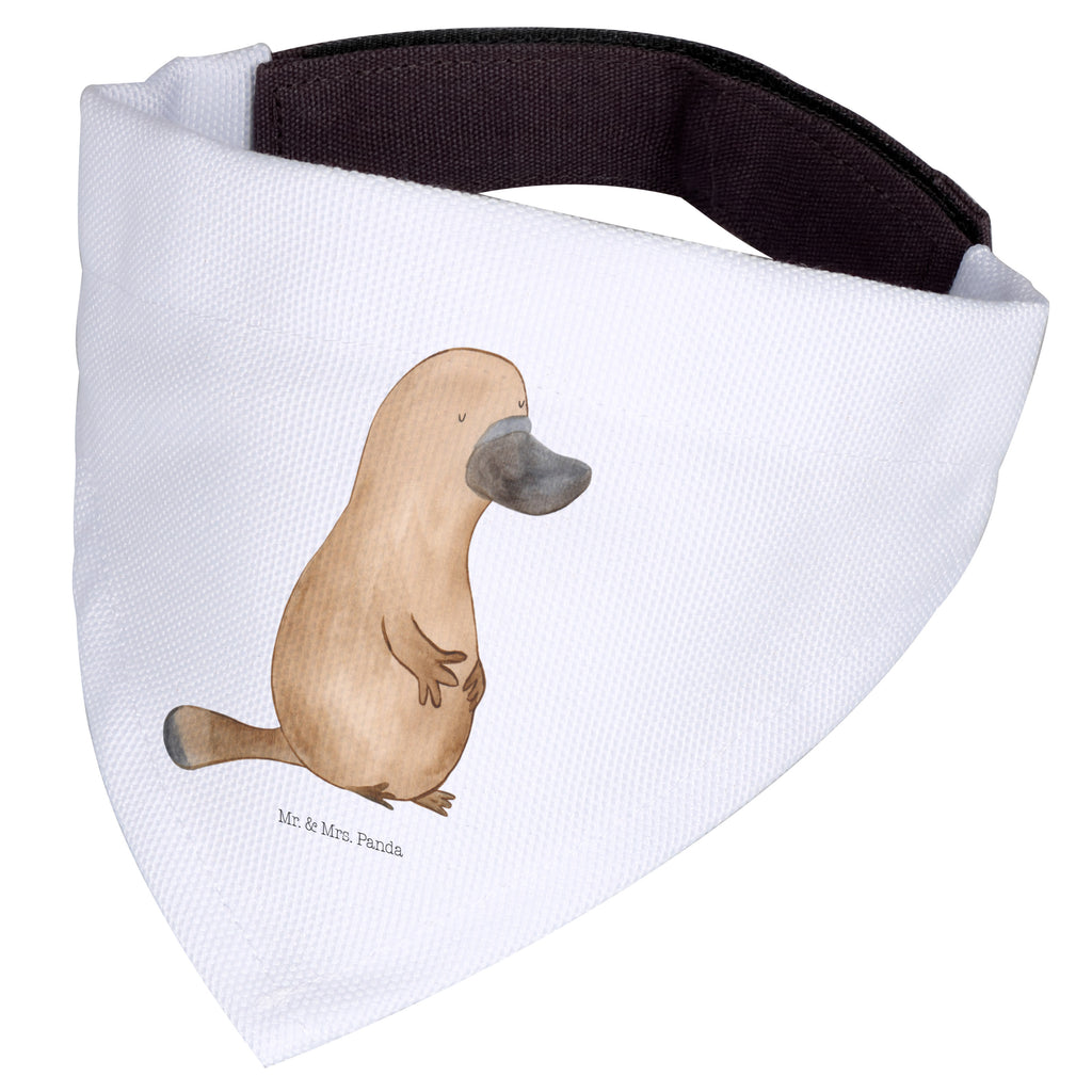 Hundehalstuch S Schnabeltier mutig Hundehalstuch, Halstuch, Hunde, Tuch, klein, kleine Hunde, Meerestiere, Meer, Urlaub, Schnabeltier, Mut, mutig, Lebensweisheit, Schnabeltiere, Motivation, Training, Büro, Arbeit, Neuanfang, Neustart, Weltreise, Raodtrip