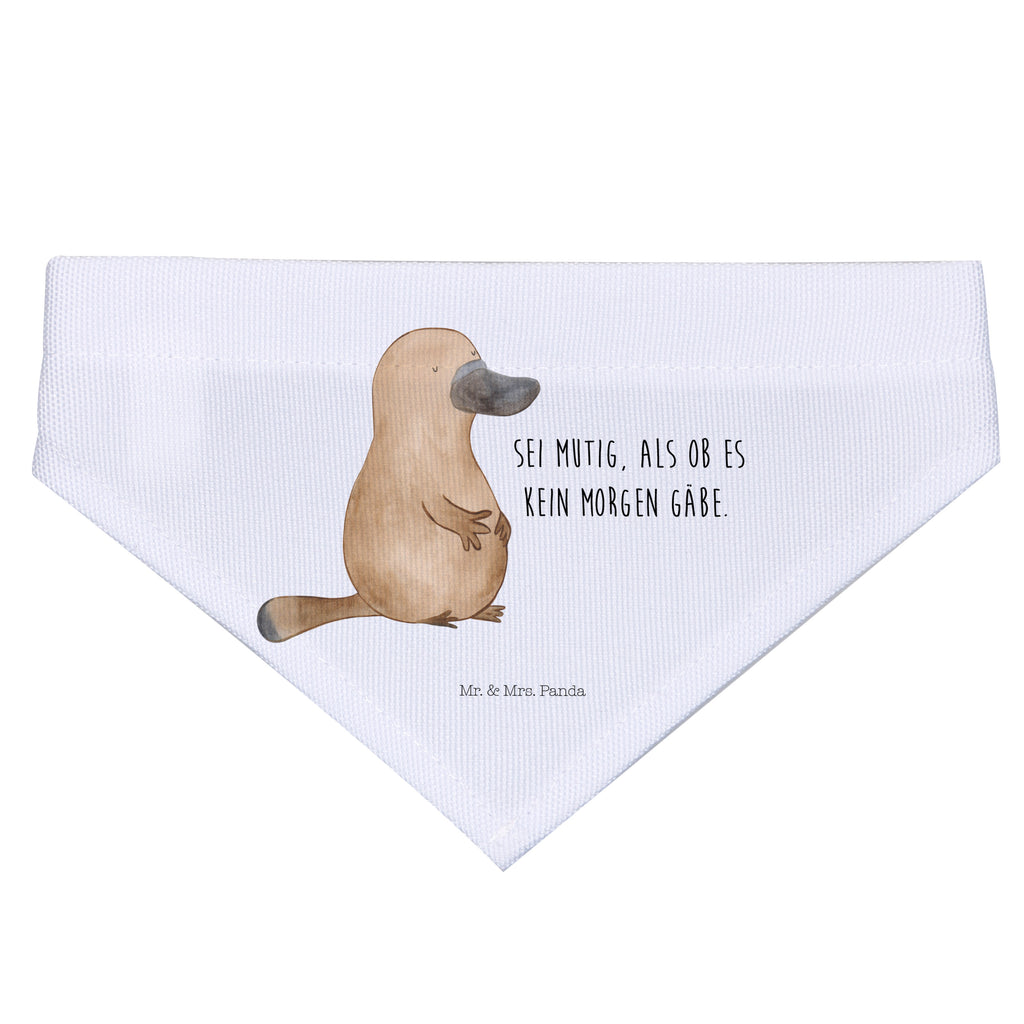 Hundehalstuch S Schnabeltier mutig Hundehalstuch, Halstuch, Hunde, Tuch, klein, kleine Hunde, Meerestiere, Meer, Urlaub, Schnabeltier, Mut, mutig, Lebensweisheit, Schnabeltiere, Motivation, Training, Büro, Arbeit, Neuanfang, Neustart, Weltreise, Raodtrip