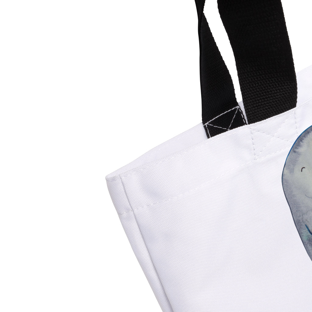 Shopper Seekuh happy Beutel, Einkaufstasche, Tasche, Strandtasche, Einkaufsbeutel, Shopper, Schultasche, Freizeittasche, Tragebeutel, Schulbeutel, Alltagstasche, Meerestiere, Meer, Urlaub, Seekuh, Seekühe, Selbstliebe, Respekt, Neuanfang, Neustart, Achtsamkeit, Zufrieden, Liebeskummer, Freundin
