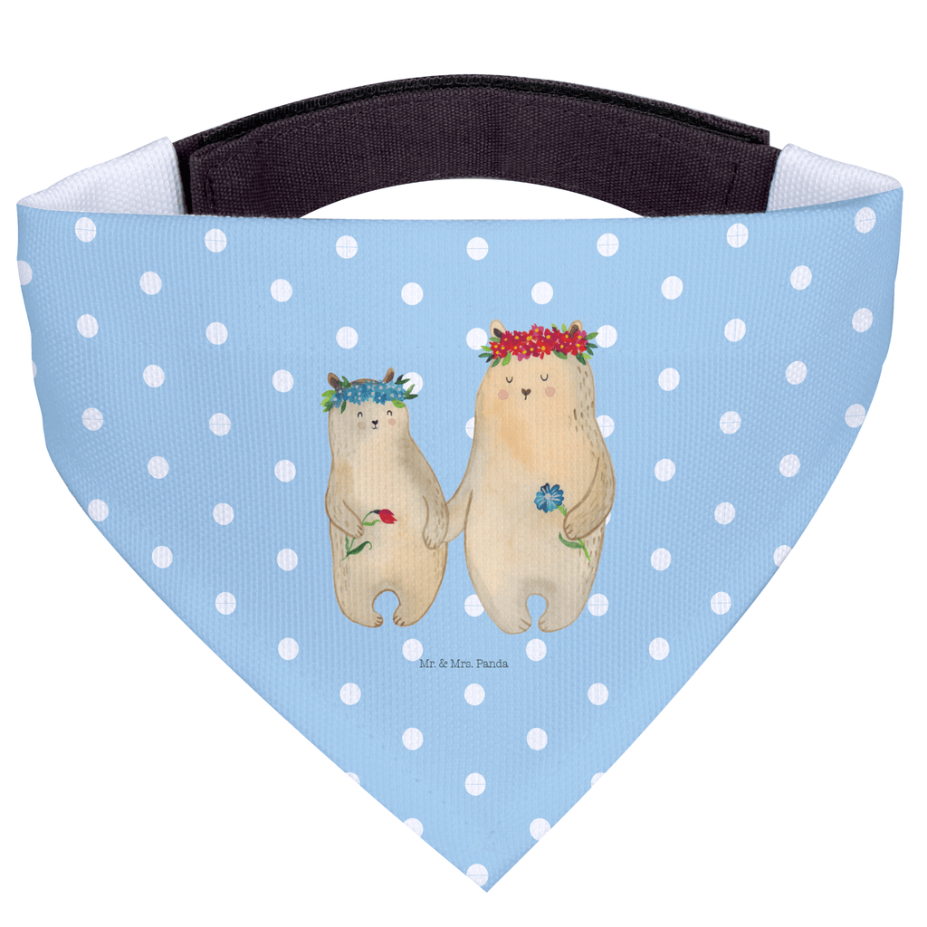 Hundehalstuch M Bären mit Blumenkranz Hundehalstuch, Halstuch, Hunde, Tuch, mittel, mittelgroße Hunde, Familie, Vatertag, Muttertag, Bruder, Schwester, Mama, Papa, Oma, Opa, Bär, Bären, Mutter, Mutti, Mami, Lieblingsmensch, Lieblingsmama, beste Mutter, weltbeste Mama, Geschenk Mama. Muttertag, Tochter, Kind, Kinder, Töchter, Family, Vorbild