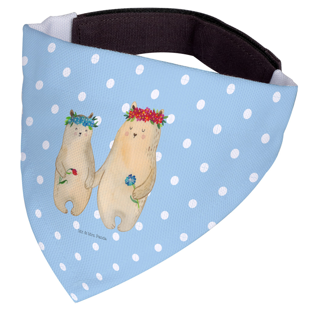 Hundehalstuch M Bären mit Blumenkranz Hundehalstuch, Halstuch, Hunde, Tuch, mittel, mittelgroße Hunde, Familie, Vatertag, Muttertag, Bruder, Schwester, Mama, Papa, Oma, Opa, Bär, Bären, Mutter, Mutti, Mami, Lieblingsmensch, Lieblingsmama, beste Mutter, weltbeste Mama, Geschenk Mama. Muttertag, Tochter, Kind, Kinder, Töchter, Family, Vorbild