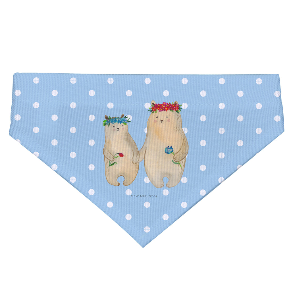Hundehalstuch M Bären mit Blumenkranz Hundehalstuch, Halstuch, Hunde, Tuch, mittel, mittelgroße Hunde, Familie, Vatertag, Muttertag, Bruder, Schwester, Mama, Papa, Oma, Opa, Bär, Bären, Mutter, Mutti, Mami, Lieblingsmensch, Lieblingsmama, beste Mutter, weltbeste Mama, Geschenk Mama. Muttertag, Tochter, Kind, Kinder, Töchter, Family, Vorbild