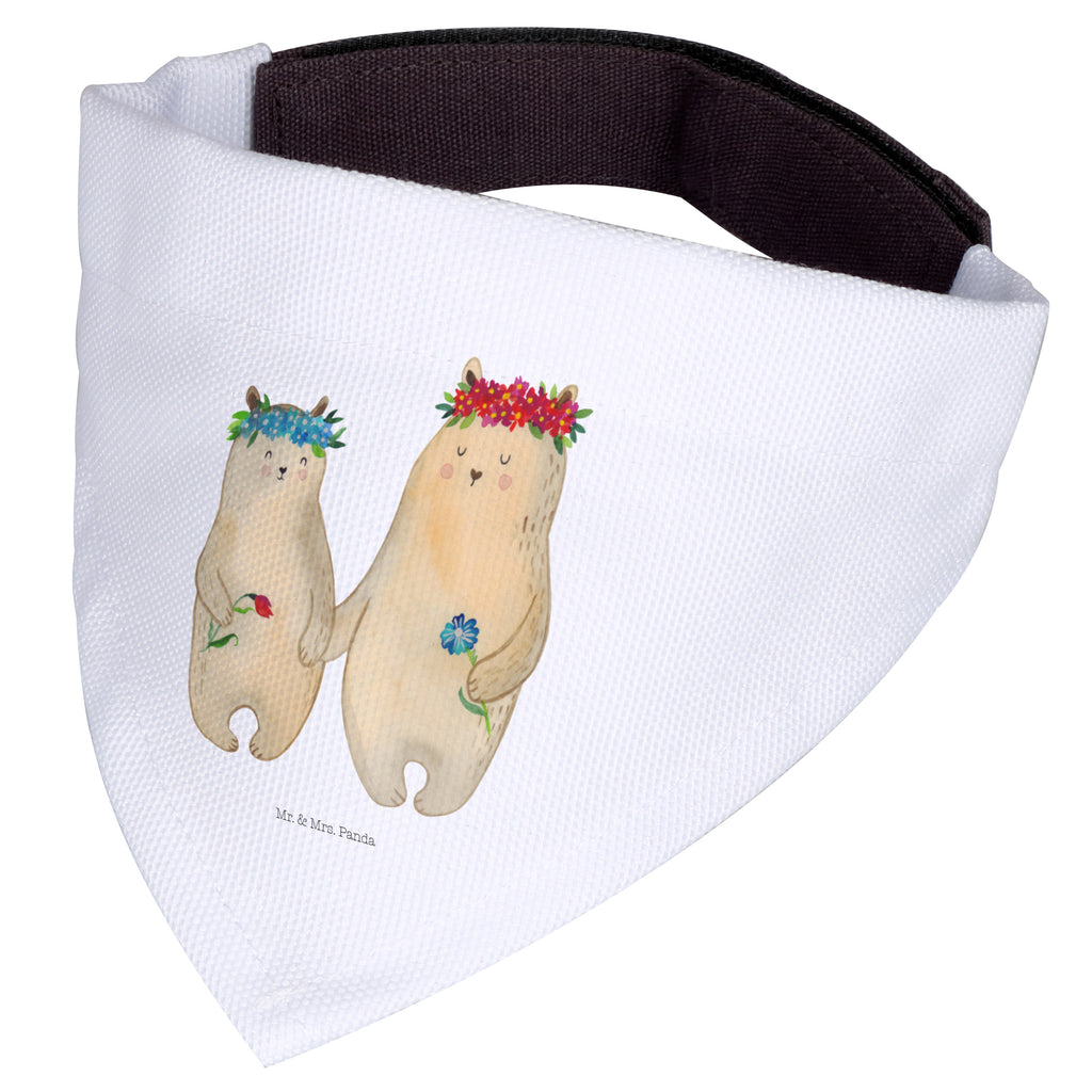 Hundehalstuch M Bären mit Blumenkranz Hundehalstuch, Halstuch, Hunde, Tuch, mittel, mittelgroße Hunde, Familie, Vatertag, Muttertag, Bruder, Schwester, Mama, Papa, Oma, Opa, Bär, Bären, Mutter, Mutti, Mami, Lieblingsmensch, Lieblingsmama, beste Mutter, weltbeste Mama, Geschenk Mama. Muttertag, Tochter, Kind, Kinder, Töchter, Family, Vorbild