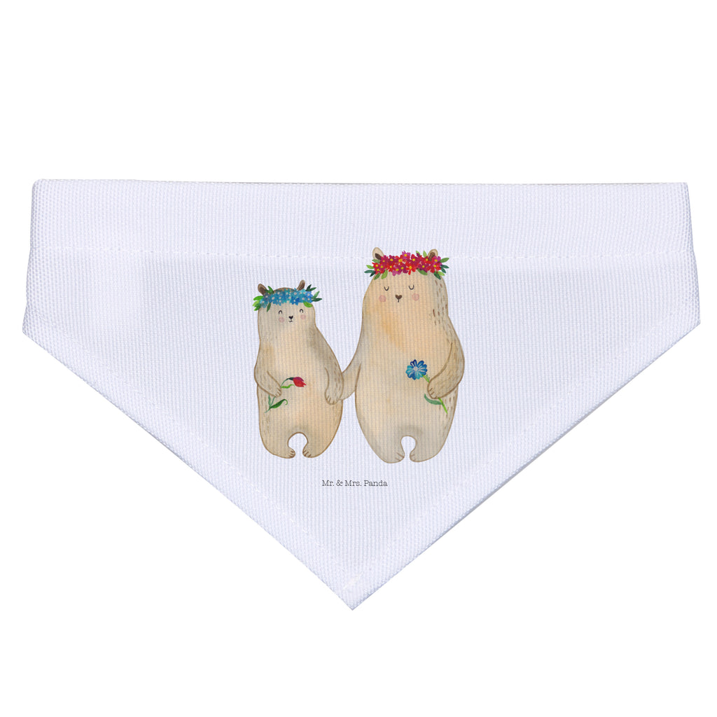 Hundehalstuch M Bären mit Blumenkranz Hundehalstuch, Halstuch, Hunde, Tuch, mittel, mittelgroße Hunde, Familie, Vatertag, Muttertag, Bruder, Schwester, Mama, Papa, Oma, Opa, Bär, Bären, Mutter, Mutti, Mami, Lieblingsmensch, Lieblingsmama, beste Mutter, weltbeste Mama, Geschenk Mama. Muttertag, Tochter, Kind, Kinder, Töchter, Family, Vorbild