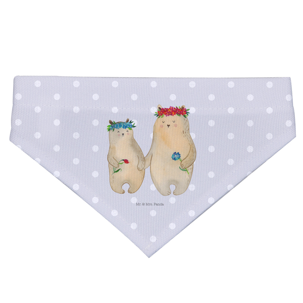 Hundehalstuch M Bären mit Blumenkranz Hundehalstuch, Halstuch, Hunde, Tuch, mittel, mittelgroße Hunde, Familie, Vatertag, Muttertag, Bruder, Schwester, Mama, Papa, Oma, Opa, Bär, Bären, Mutter, Mutti, Mami, Lieblingsmensch, Lieblingsmama, beste Mutter, weltbeste Mama, Geschenk Mama. Muttertag, Tochter, Kind, Kinder, Töchter, Family, Vorbild