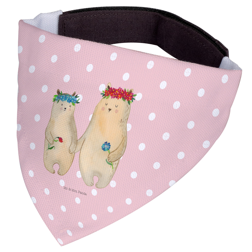 Hundehalstuch M Bären mit Blumenkranz Hundehalstuch, Halstuch, Hunde, Tuch, mittel, mittelgroße Hunde, Familie, Vatertag, Muttertag, Bruder, Schwester, Mama, Papa, Oma, Opa, Bär, Bären, Mutter, Mutti, Mami, Lieblingsmensch, Lieblingsmama, beste Mutter, weltbeste Mama, Geschenk Mama. Muttertag, Tochter, Kind, Kinder, Töchter, Family, Vorbild