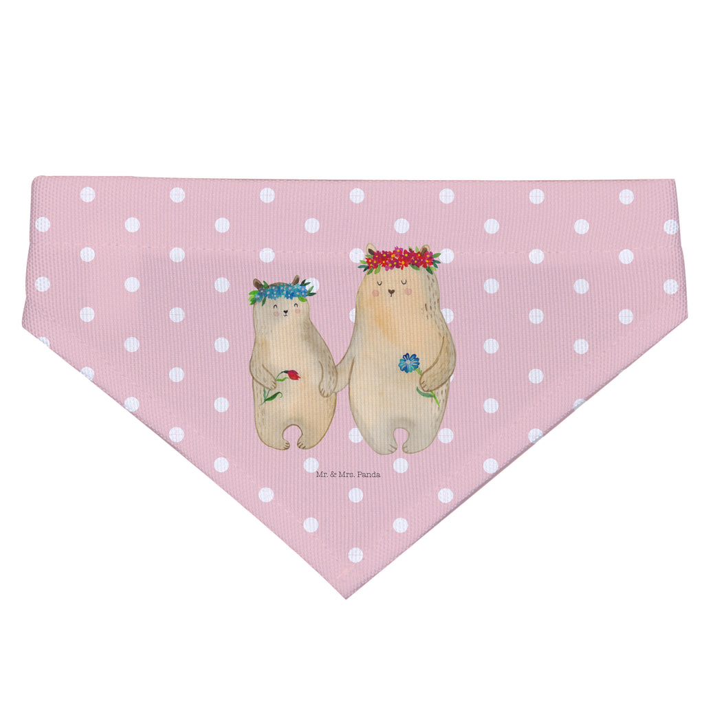 Hundehalstuch M Bären mit Blumenkranz Hundehalstuch, Halstuch, Hunde, Tuch, mittel, mittelgroße Hunde, Familie, Vatertag, Muttertag, Bruder, Schwester, Mama, Papa, Oma, Opa, Bär, Bären, Mutter, Mutti, Mami, Lieblingsmensch, Lieblingsmama, beste Mutter, weltbeste Mama, Geschenk Mama. Muttertag, Tochter, Kind, Kinder, Töchter, Family, Vorbild