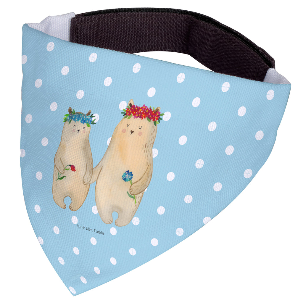 Hundehalstuch M Bären mit Blumenkranz Hundehalstuch, Halstuch, Hunde, Tuch, mittel, mittelgroße Hunde, Familie, Vatertag, Muttertag, Bruder, Schwester, Mama, Papa, Oma, Opa, Bär, Bären, Mutter, Mutti, Mami, Lieblingsmensch, Lieblingsmama, beste Mutter, weltbeste Mama, Geschenk Mama. Muttertag, Tochter, Kind, Kinder, Töchter, Family, Vorbild