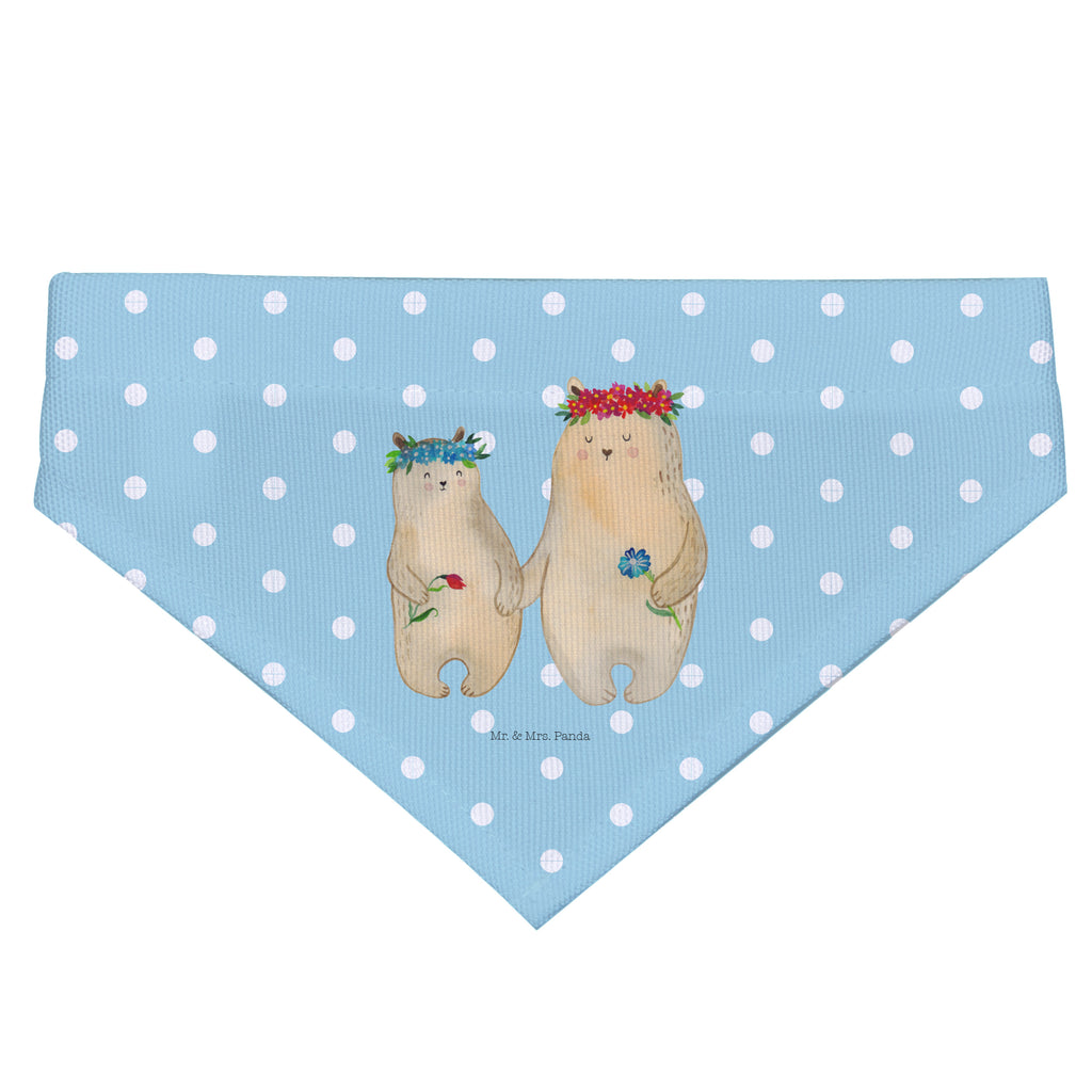 Hundehalstuch M Bären mit Blumenkranz Hundehalstuch, Halstuch, Hunde, Tuch, mittel, mittelgroße Hunde, Familie, Vatertag, Muttertag, Bruder, Schwester, Mama, Papa, Oma, Opa, Bär, Bären, Mutter, Mutti, Mami, Lieblingsmensch, Lieblingsmama, beste Mutter, weltbeste Mama, Geschenk Mama. Muttertag, Tochter, Kind, Kinder, Töchter, Family, Vorbild