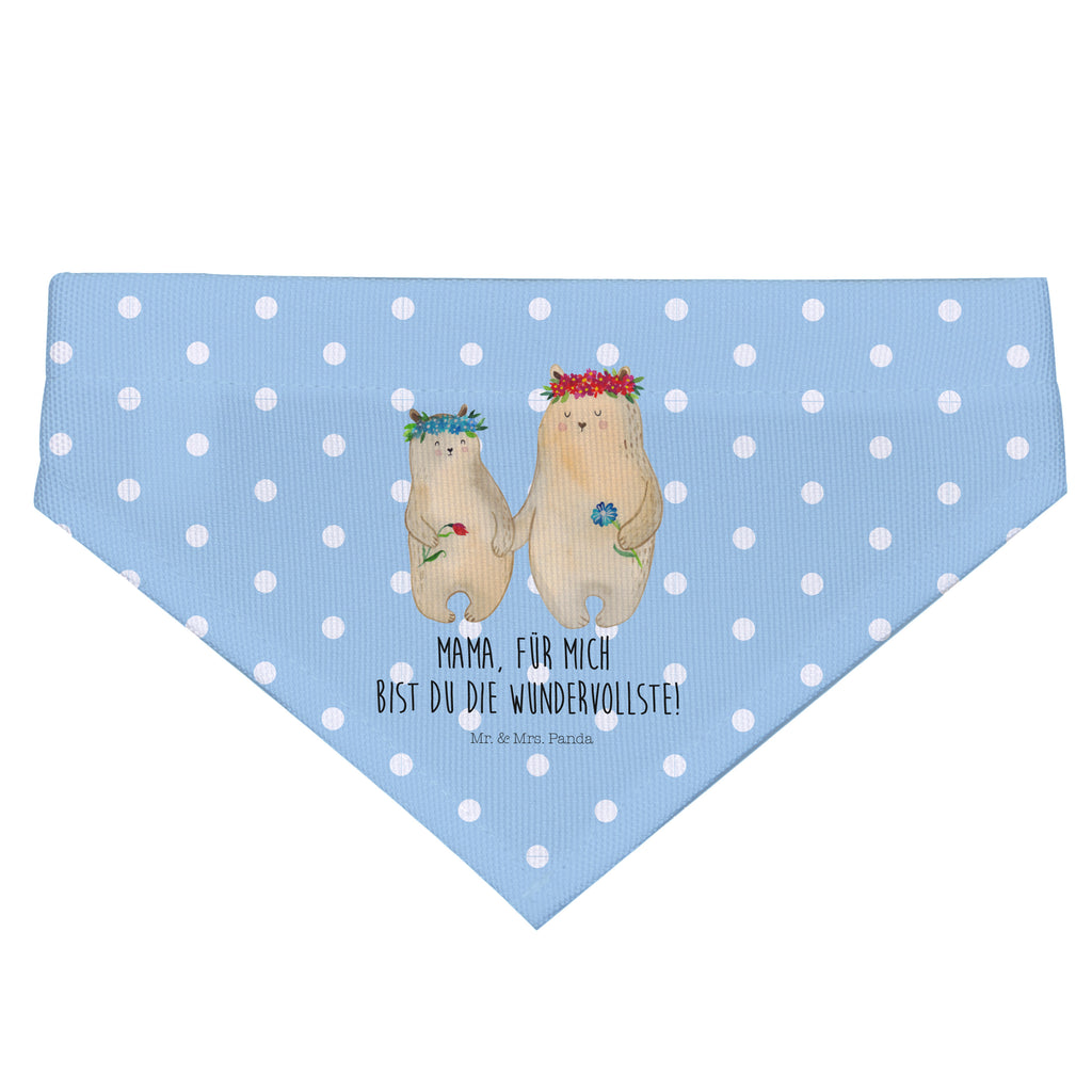 Hundehalstuch M Bären mit Blumenkranz Hundehalstuch, Halstuch, Hunde, Tuch, mittel, mittelgroße Hunde, Familie, Vatertag, Muttertag, Bruder, Schwester, Mama, Papa, Oma, Opa, Bär, Bären, Mutter, Mutti, Mami, Lieblingsmensch, Lieblingsmama, beste Mutter, weltbeste Mama, Geschenk Mama. Muttertag, Tochter, Kind, Kinder, Töchter, Family, Vorbild
