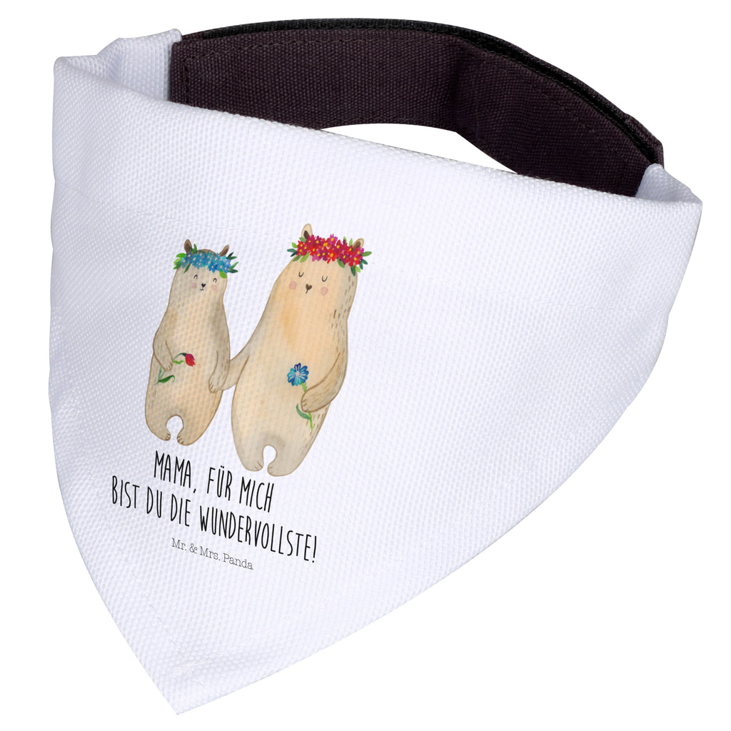 Hundehalstuch M Bären mit Blumenkranz Hundehalstuch, Halstuch, Hunde, Tuch, mittel, mittelgroße Hunde, Familie, Vatertag, Muttertag, Bruder, Schwester, Mama, Papa, Oma, Opa, Bär, Bären, Mutter, Mutti, Mami, Lieblingsmensch, Lieblingsmama, beste Mutter, weltbeste Mama, Geschenk Mama. Muttertag, Tochter, Kind, Kinder, Töchter, Family, Vorbild