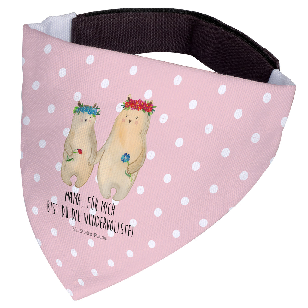Hundehalstuch M Bären mit Blumenkranz Hundehalstuch, Halstuch, Hunde, Tuch, mittel, mittelgroße Hunde, Familie, Vatertag, Muttertag, Bruder, Schwester, Mama, Papa, Oma, Opa, Bär, Bären, Mutter, Mutti, Mami, Lieblingsmensch, Lieblingsmama, beste Mutter, weltbeste Mama, Geschenk Mama. Muttertag, Tochter, Kind, Kinder, Töchter, Family, Vorbild